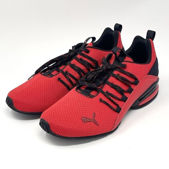 Puma Axelion Men's Shoes Sneakers Running Cross Training Gym Red Black Size 11US - Picture 1 of 8
